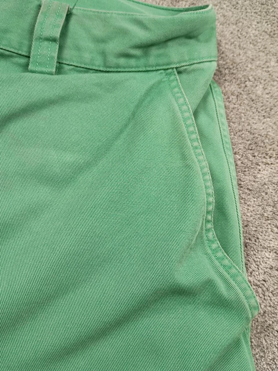 Lacoste Shorts Verde Chino Clássico Preppy Old Money 2000s – photo 4